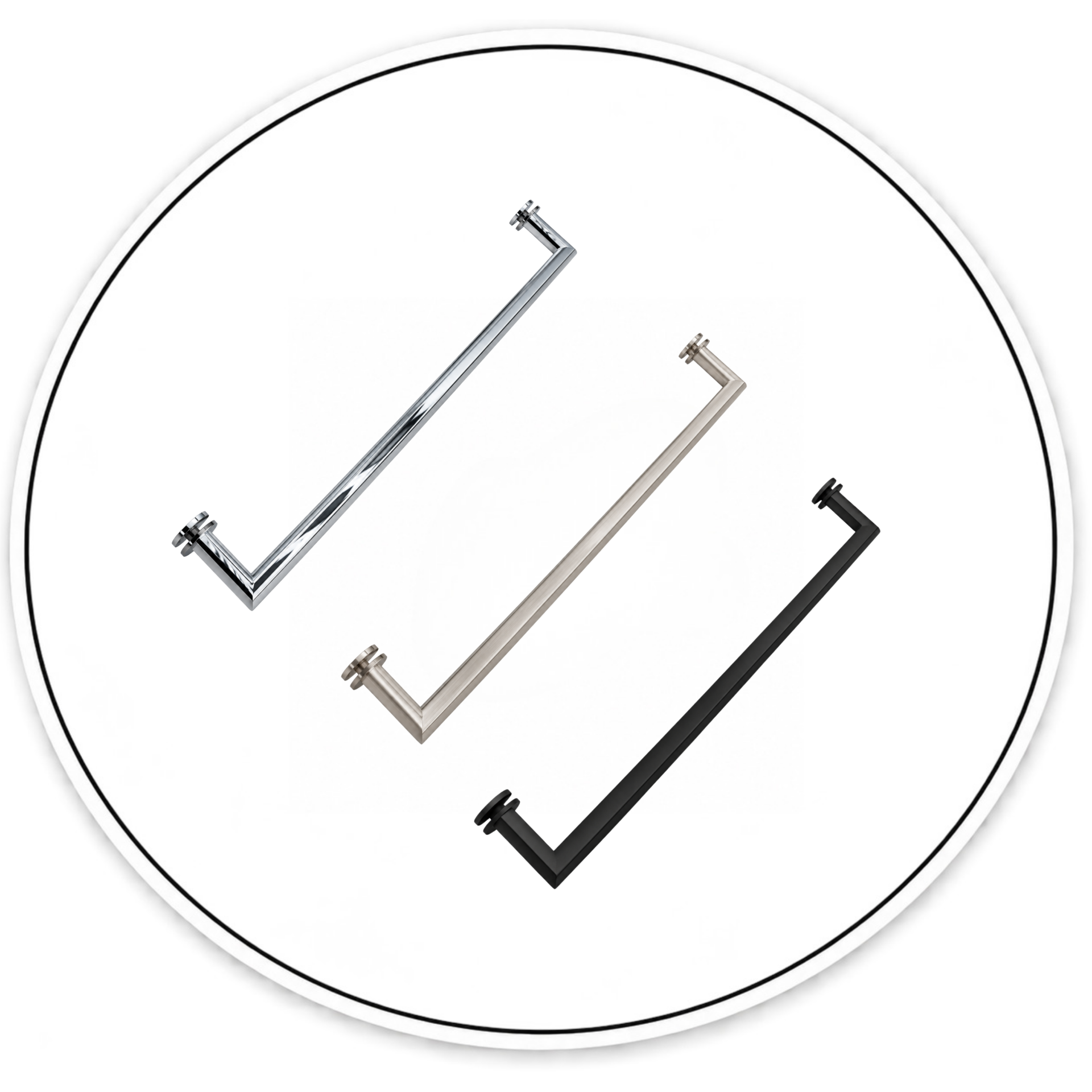 Link Hardware 24" Mitered Single-Sided Handle