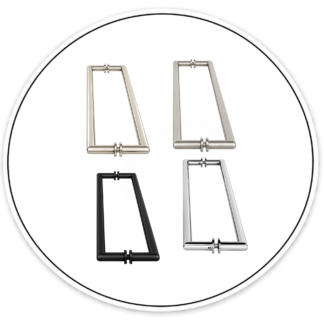 Link Hardware 24" Mitered Back-to-Back Towel Bar