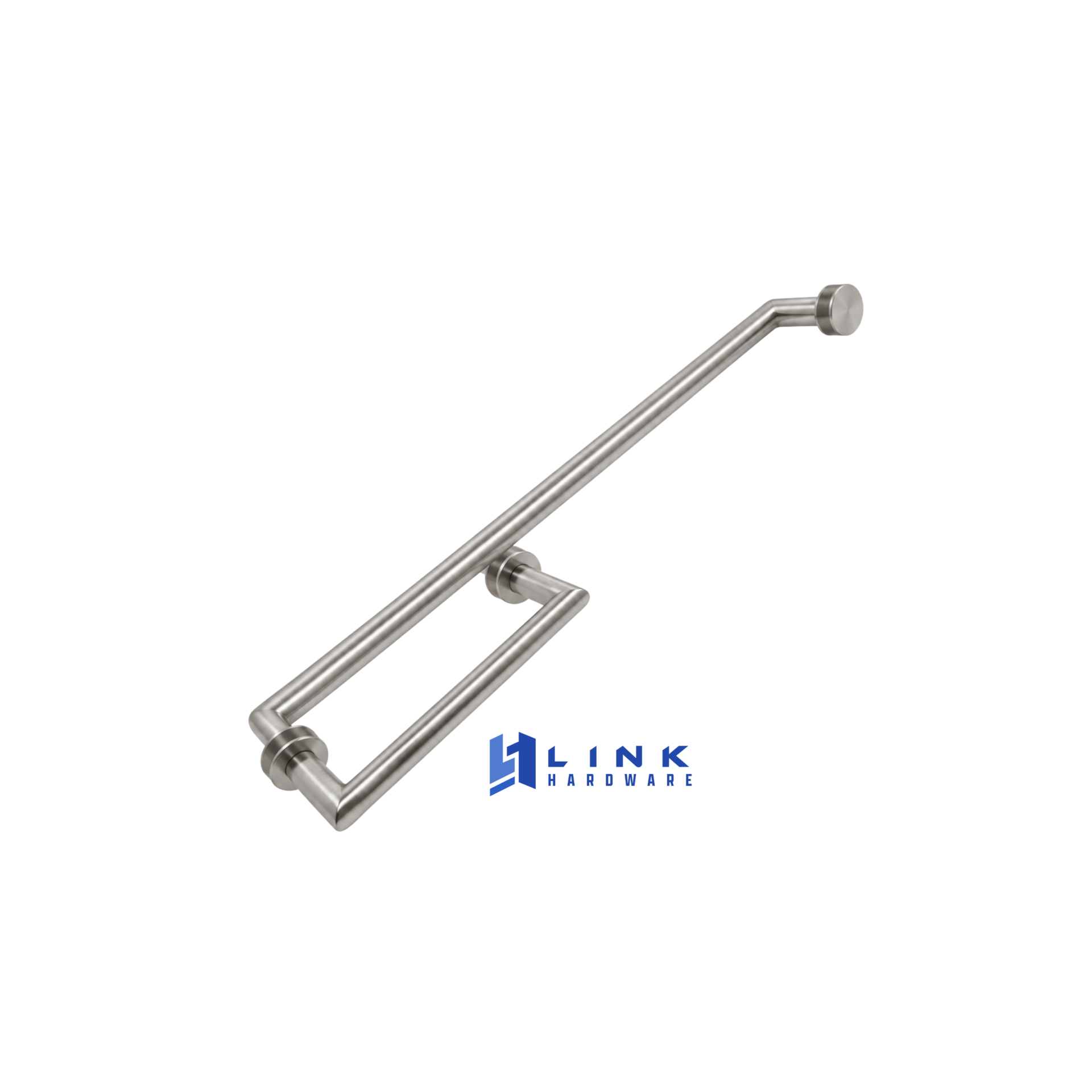 Link Hardware Mitered 6" Handle 18" Towel Bar - Image 2