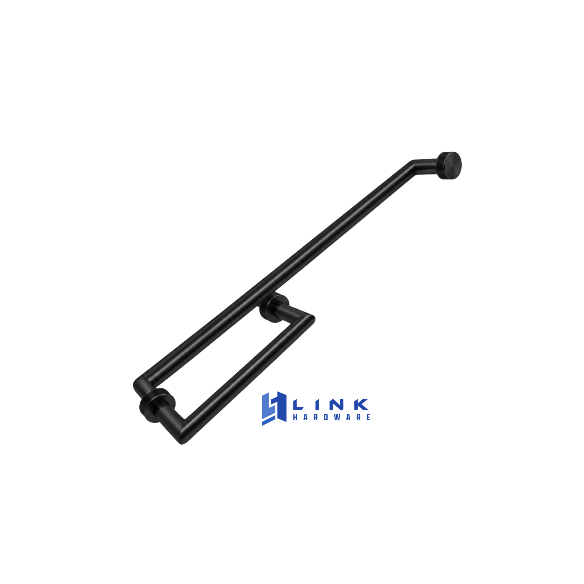 Link Hardware Mitered 6" Handle 18" Towel Bar - Image 4