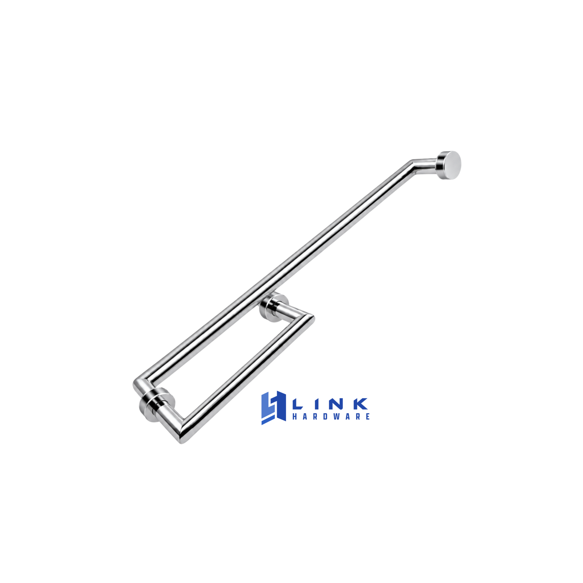 Link Hardware Mitered 6" Handle 18" Towel Bar - Image 3