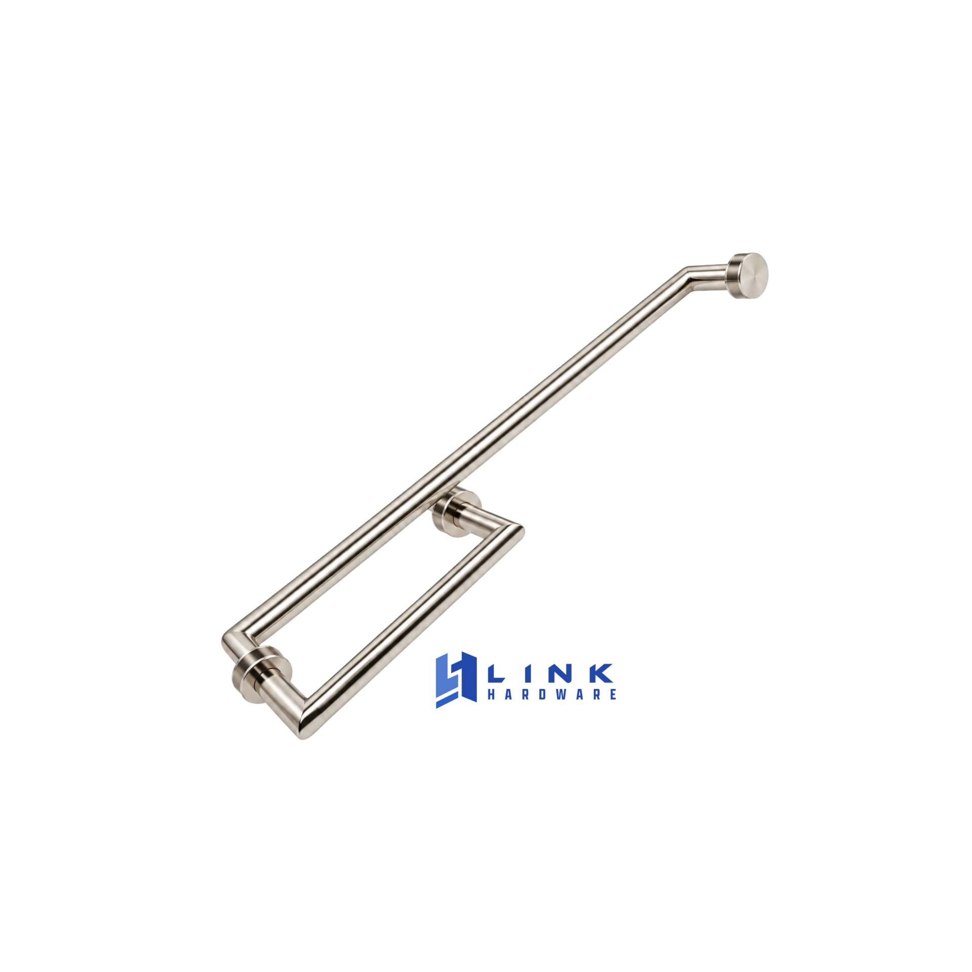 Link Hardware Mitered 6" Handle 18" Towel Bar - Image 6