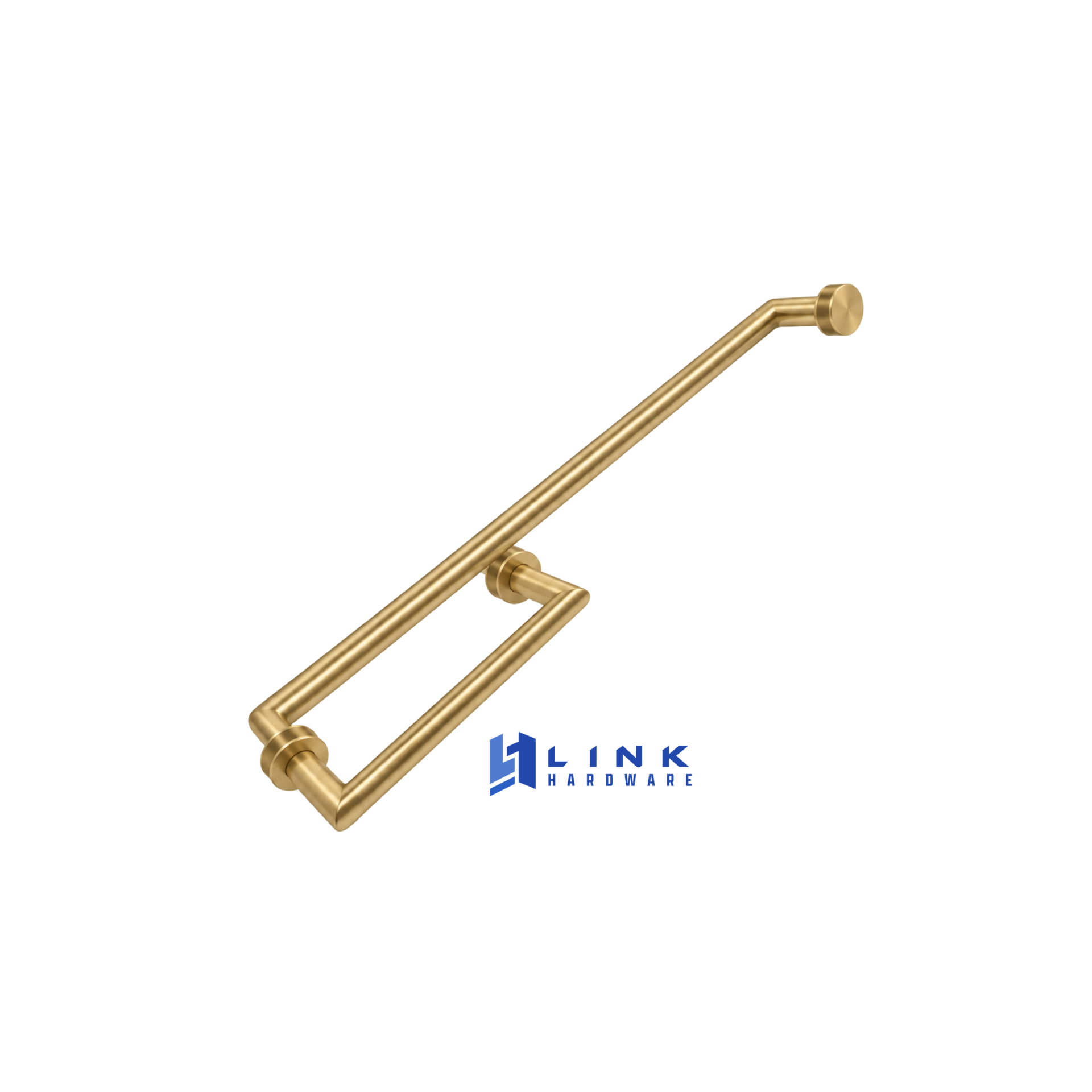 Link Hardware Mitered 6" Handle 18" Towel Bar - Image 7