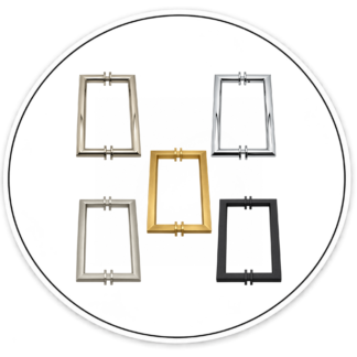Link Hardware 8" Mitered Back-to-Back Pull Handle