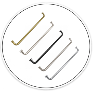 Link Hardware 18" Round Single-Sided Towel Bar