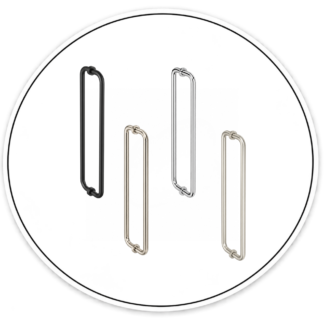 Link Hardware 24" Round Back-to-Back Towel Bar