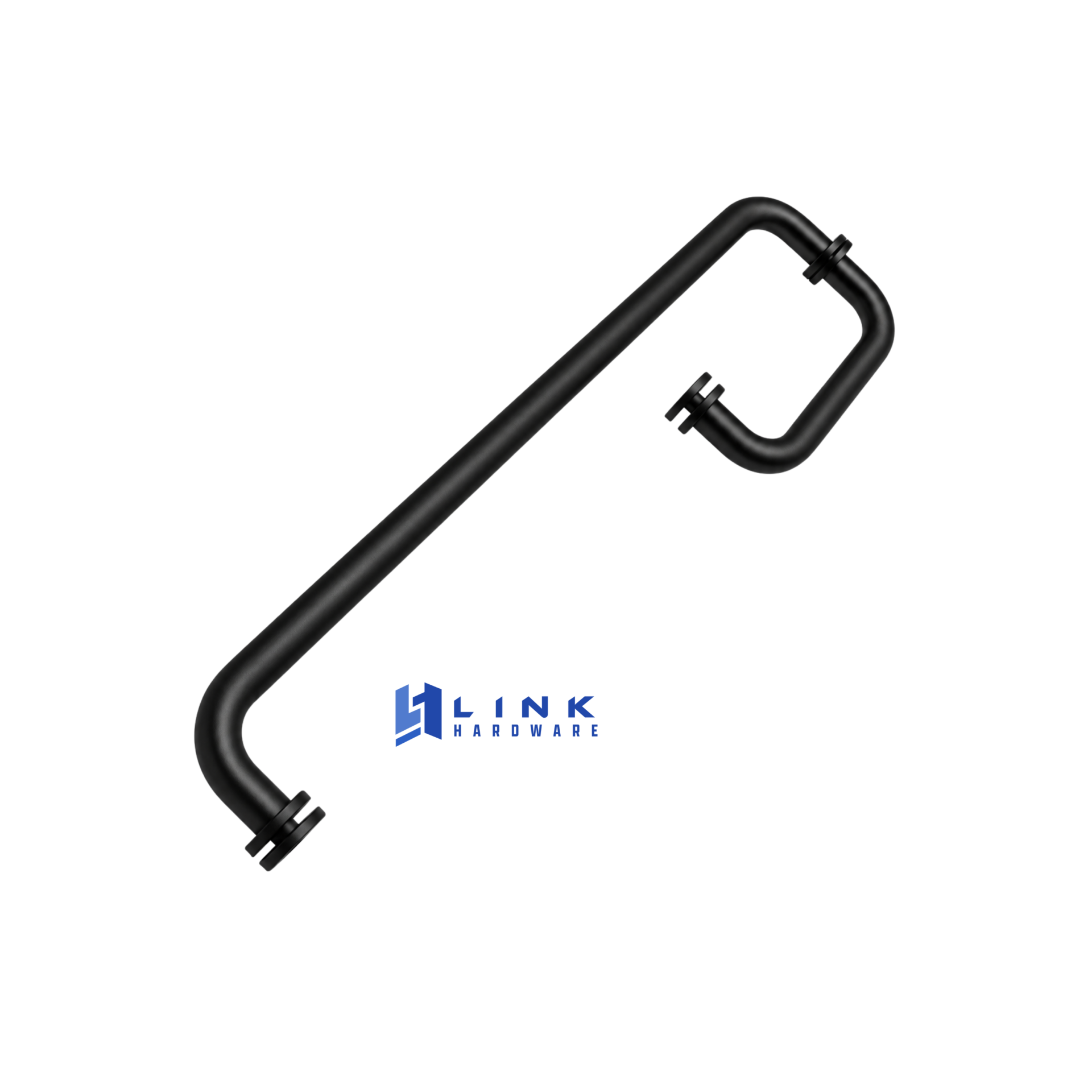 R6X24 Round Combination 6" Pull Handle 24" Towel Bar - Image 3