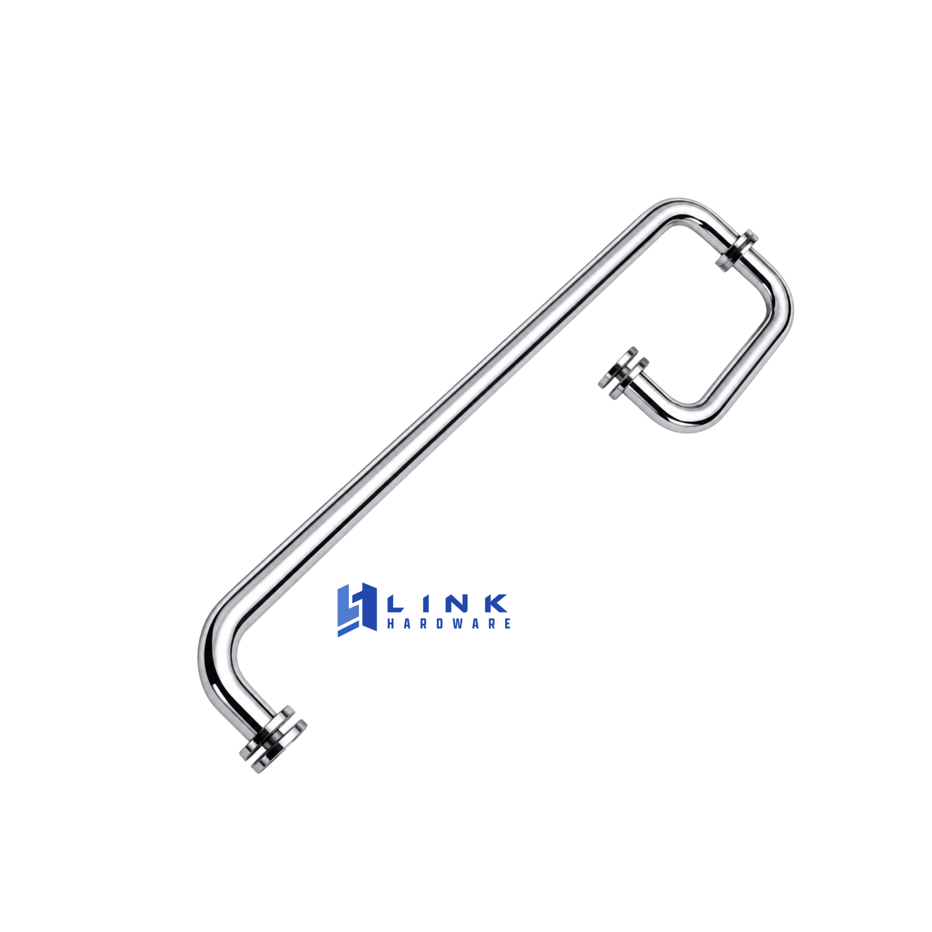 R6X24 Round Combination 6" Pull Handle 24" Towel Bar - Image 2