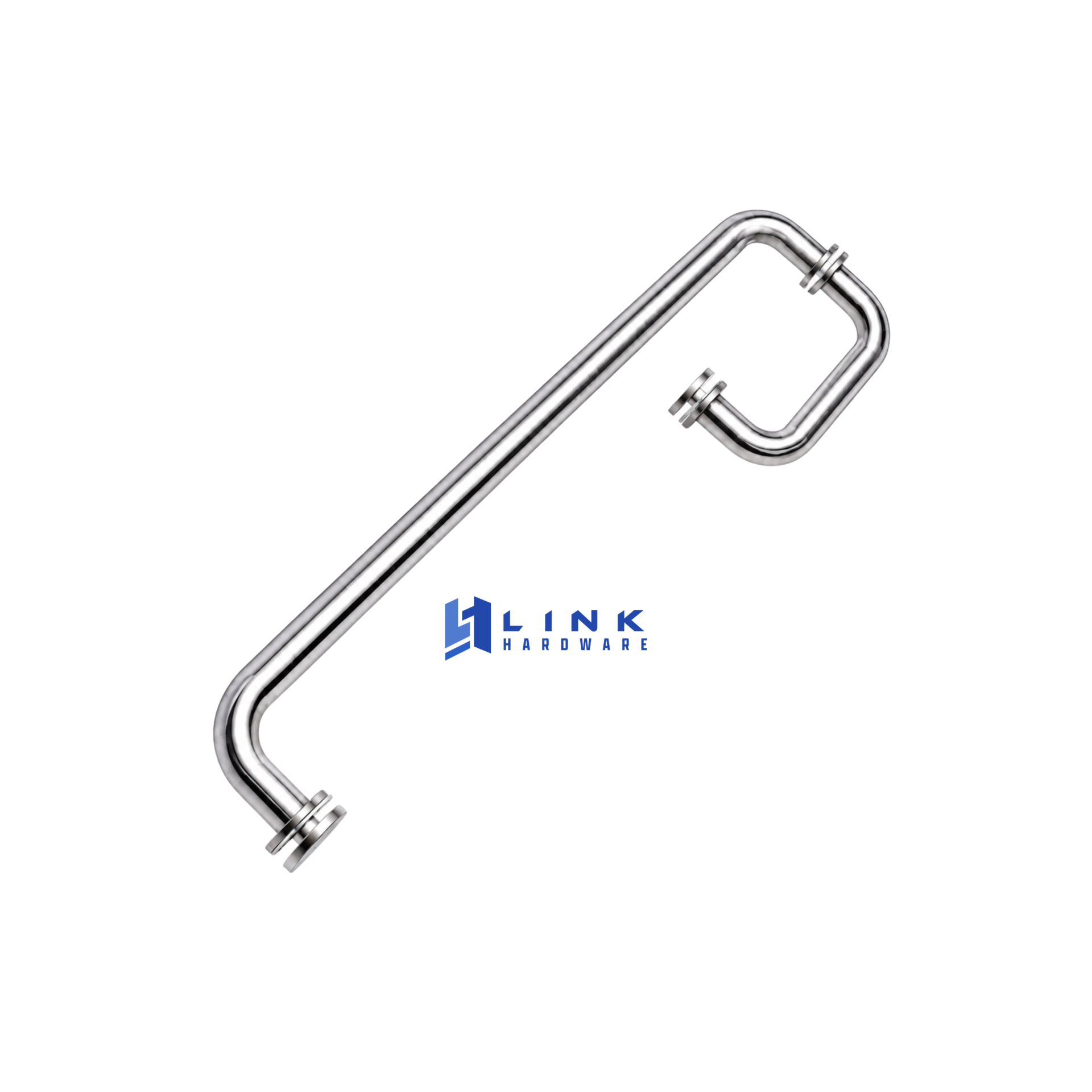 Link Hardware Round Combination 8" Pull Handle and 18" Towel Bar - Image 3