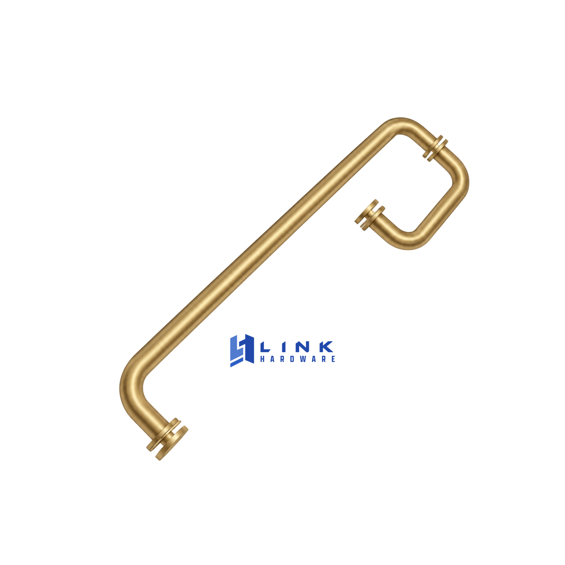 Link Hardware Round Combination 8" Pull Handle and 18" Towel Bar - Image 6