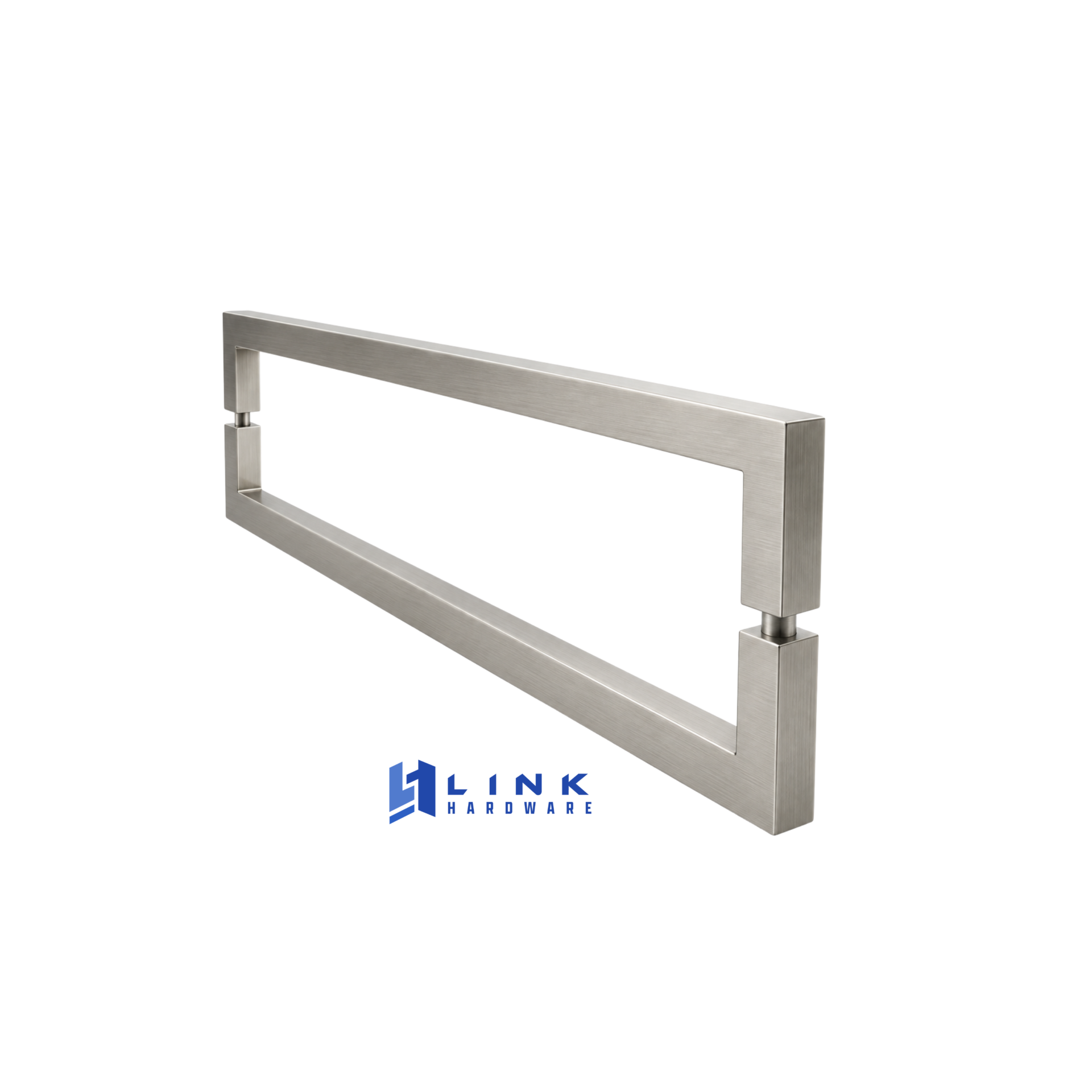 Link Hardware 12" Square Back-to-Back Pull Handle - Image 2