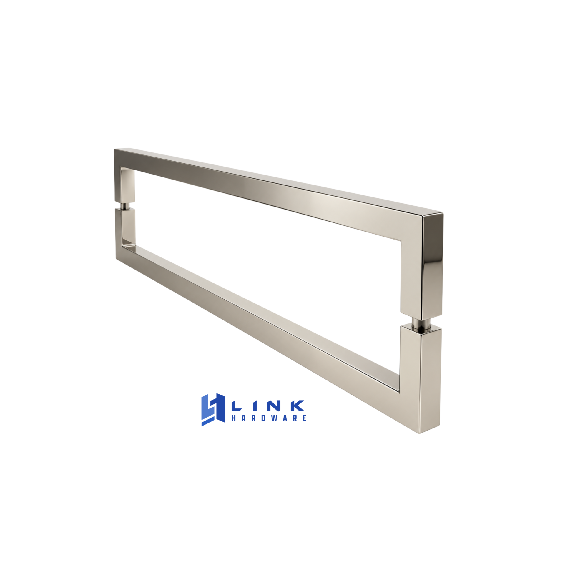 Link Hardware 12" Square Back-to-Back Pull Handle - Image 4
