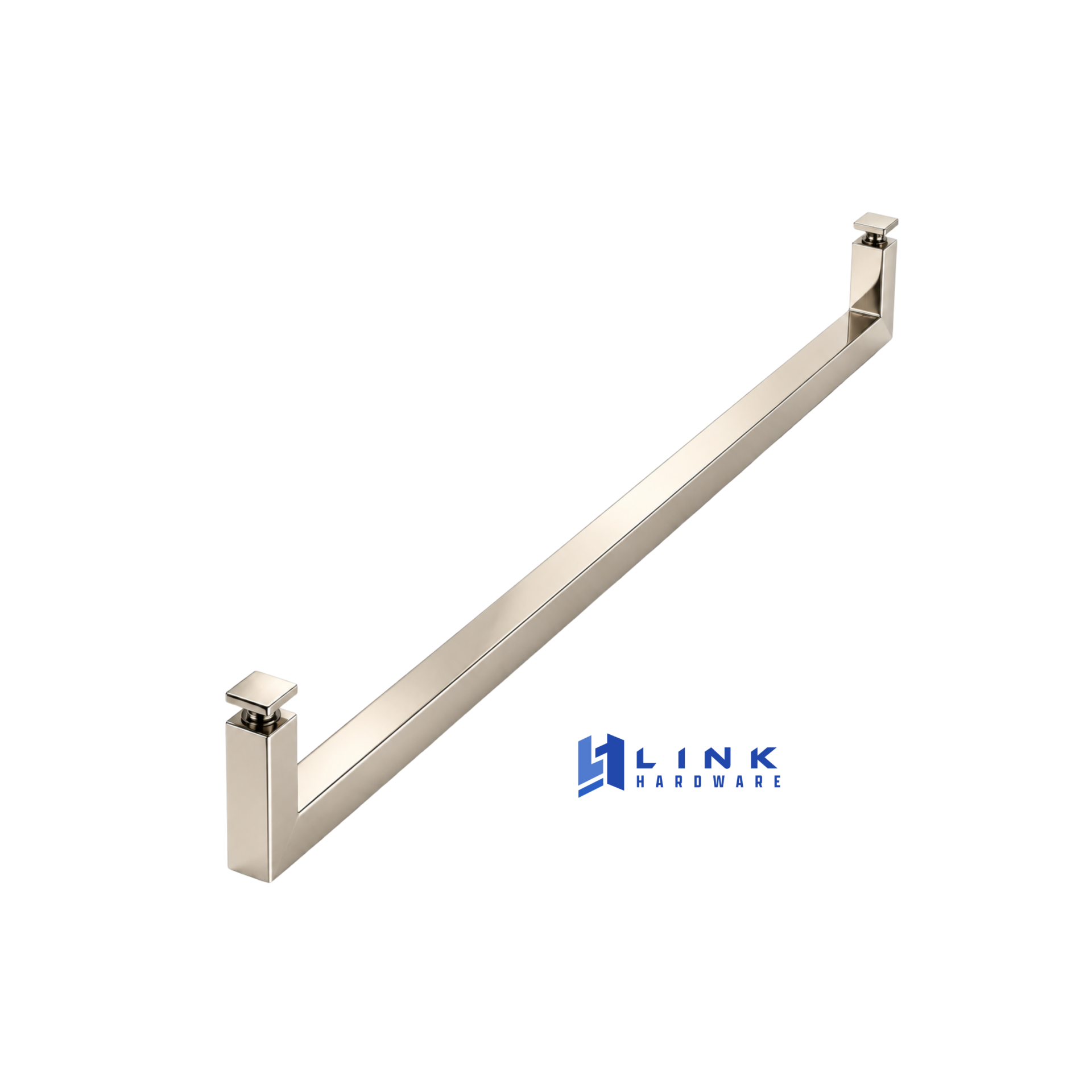 Link Hardware 18" Square Single-Sided Towel Bar - Image 5