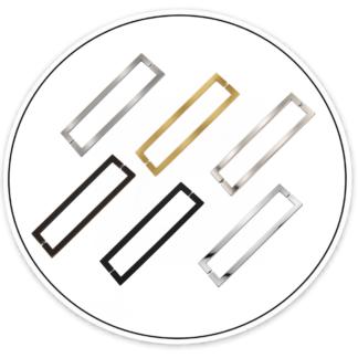 Link Hardware 18" Square Back-to-Back Towel Bar