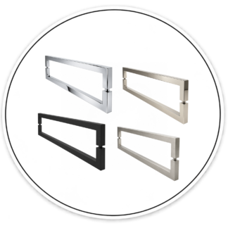 Link Hardware 24" Square Back-to-Back Towel Bar