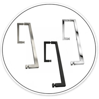 Link Hardware Square Combination 6" Pull Handle 12" Towel Bar
