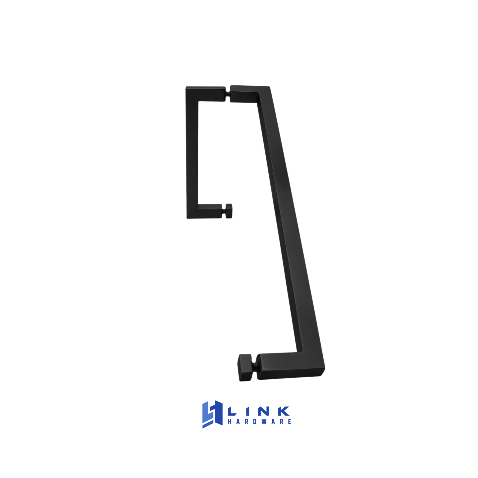 Link Hardware Square Combination 6" Pull Handle 12" Towel Bar - Image 4