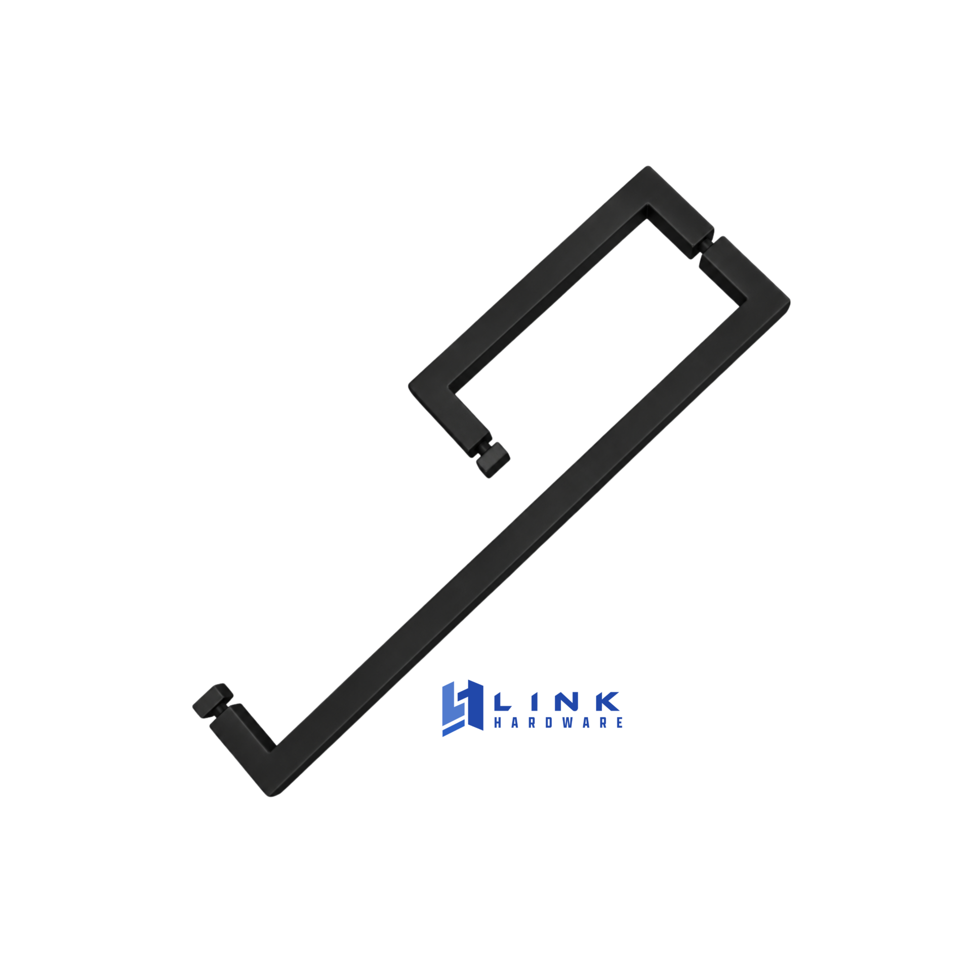 Link Hardware Square Combination 6" Pull Handle 12" Towel Bar - Image 7