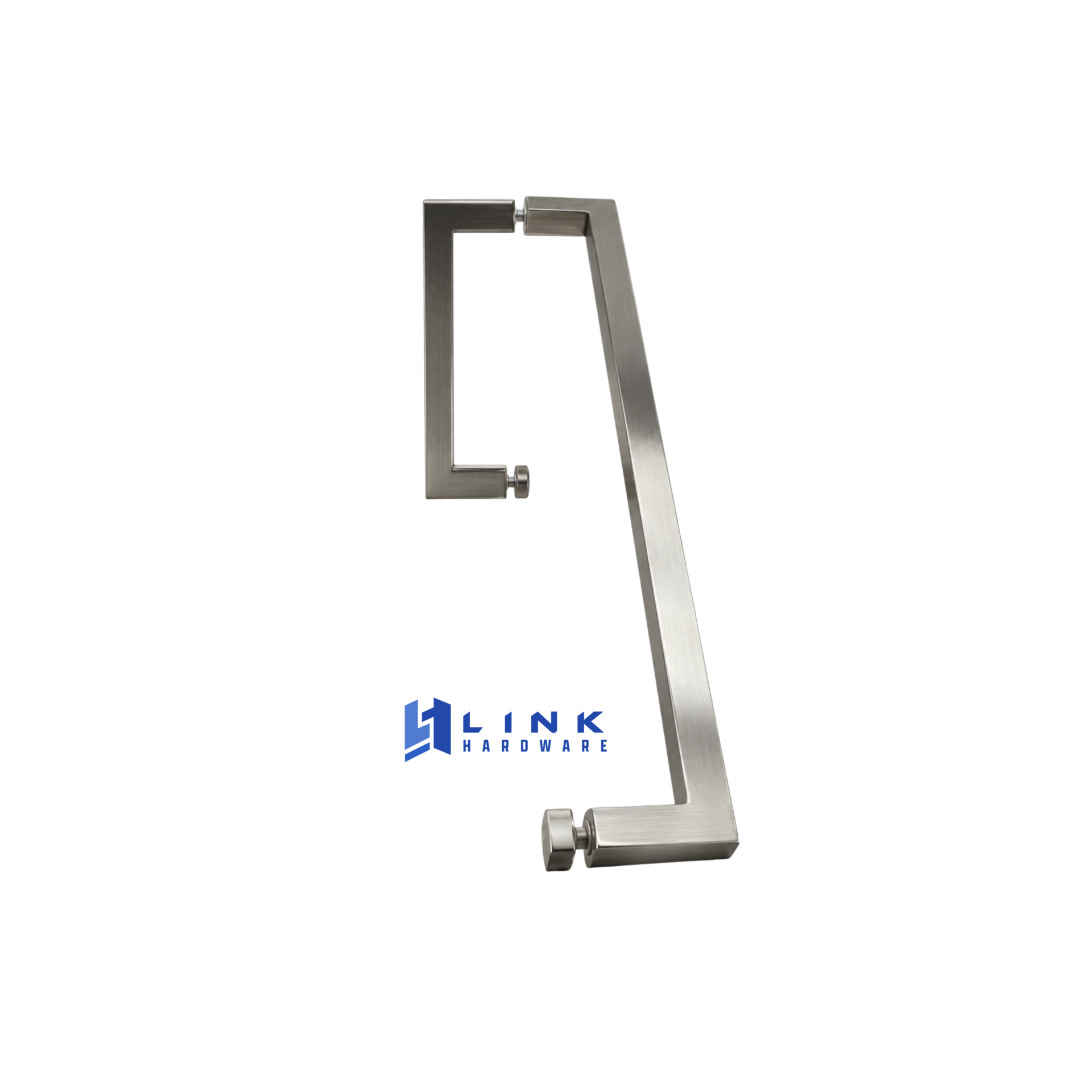 Link Hardware Square Combination 6" Pull Handle 18" Towel Bar - Image 2
