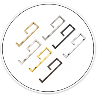 Link Hardware Square Combination 6" Pull Handle 18" Towel Bar