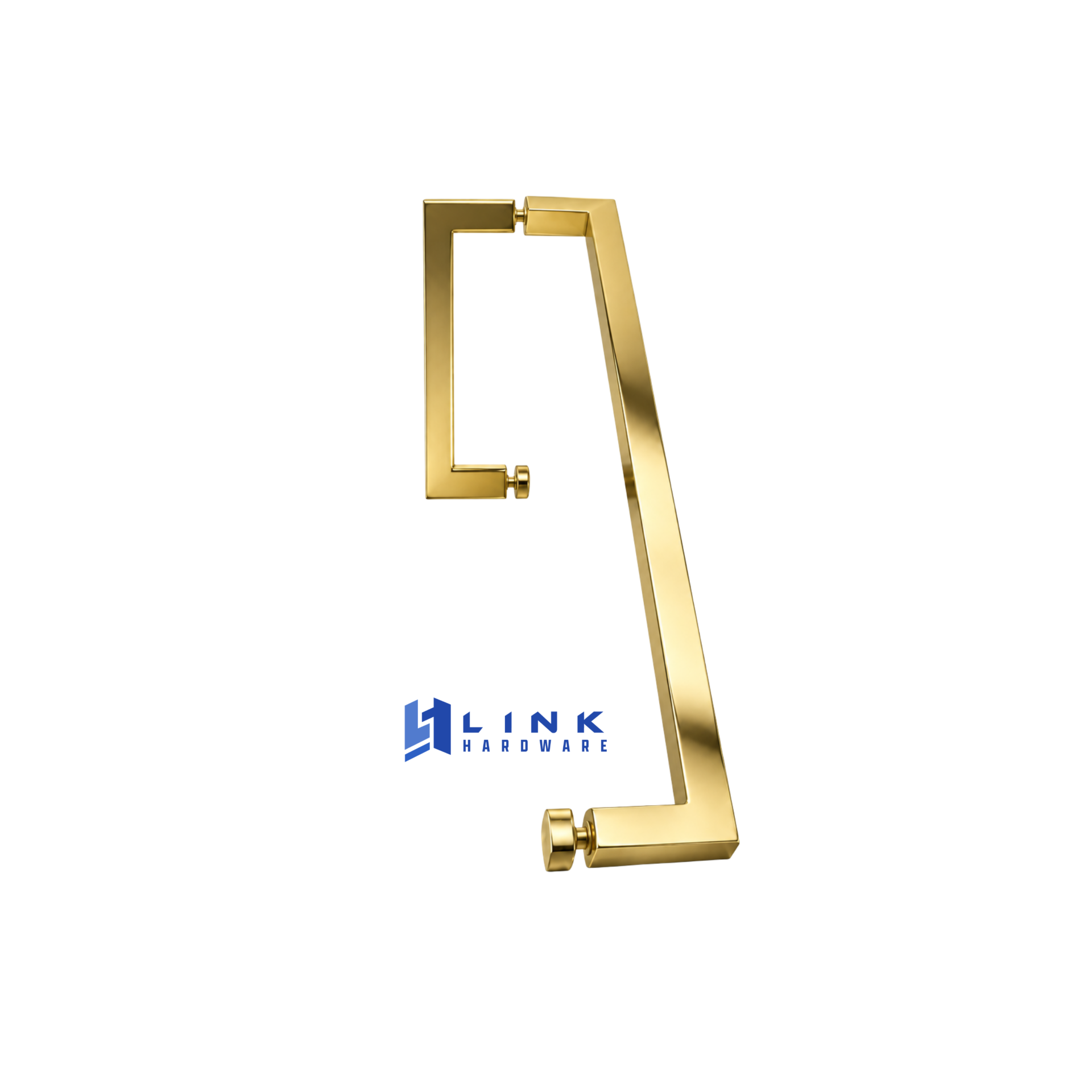 Link Hardware Square Combination 6" Pull Handle 18" Towel Bar - Image 3