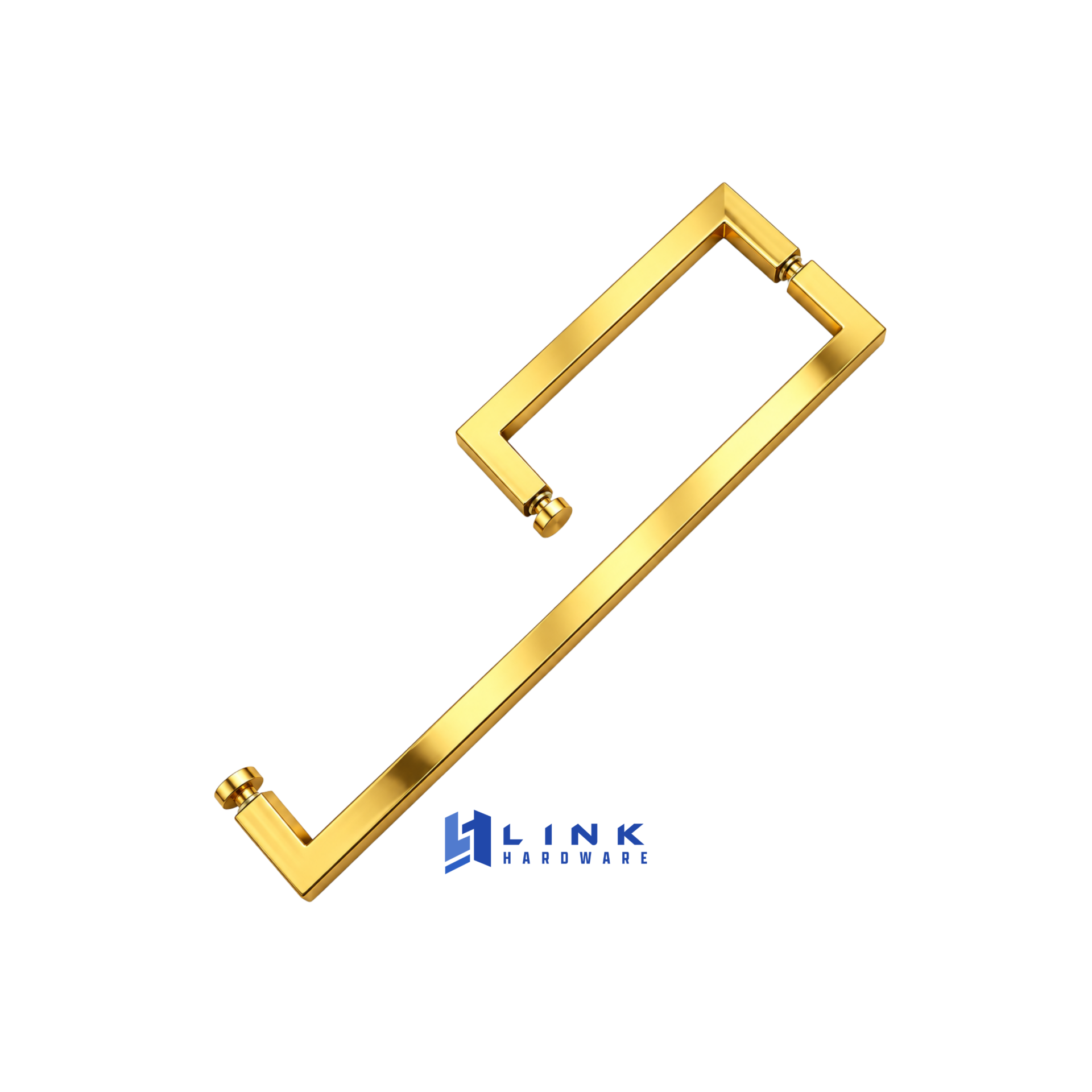 Link Hardware Square Combination 6" Pull Handle 18" Towel Bar - Image 9