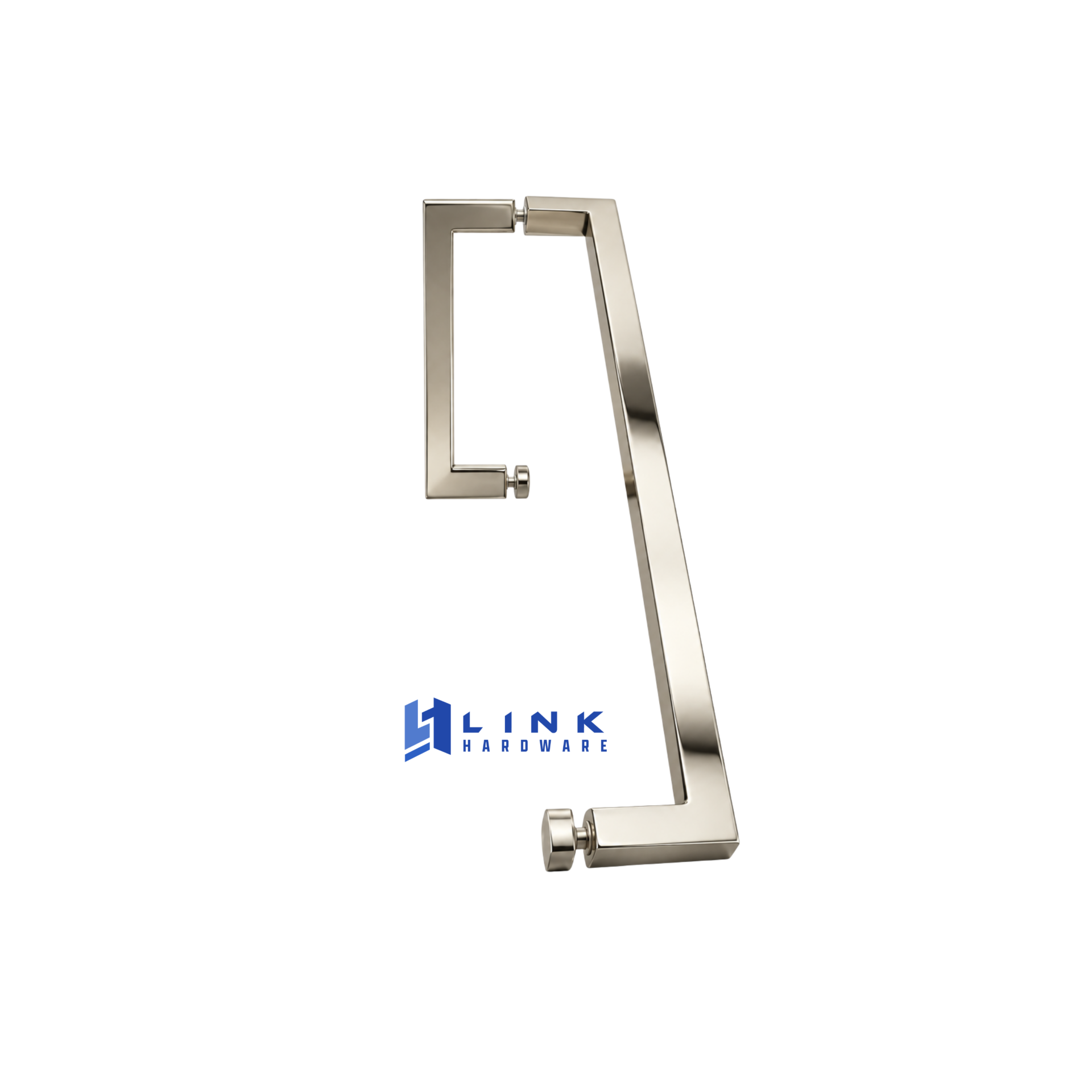 Link Hardware Square Combination 6" Pull Handle 18" Towel Bar - Image 4