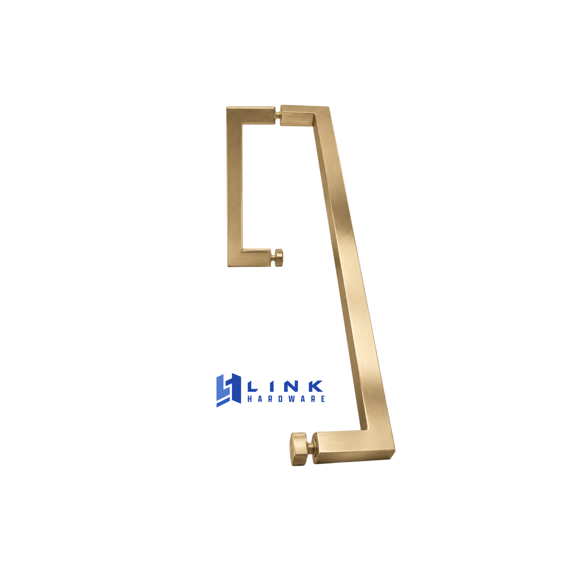 Link Hardware Square Combination 6" Pull Handle 18" Towel Bar - Image 7