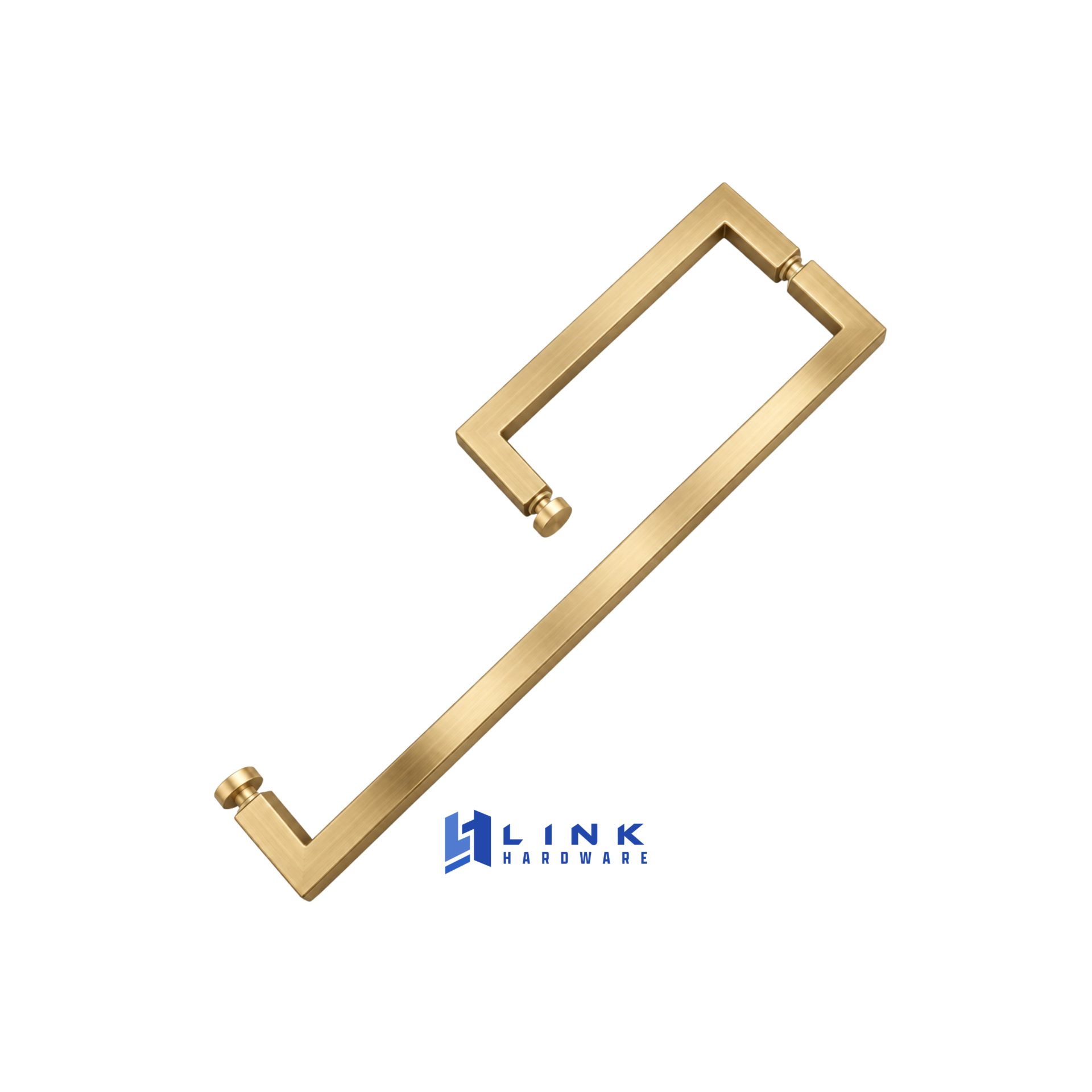 Link Hardware Square Combination 6" Pull Handle 18" Towel Bar - Image 14