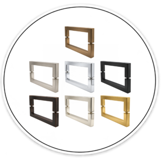 Link Hardware 6" Square Back-to-Back Pull Handle