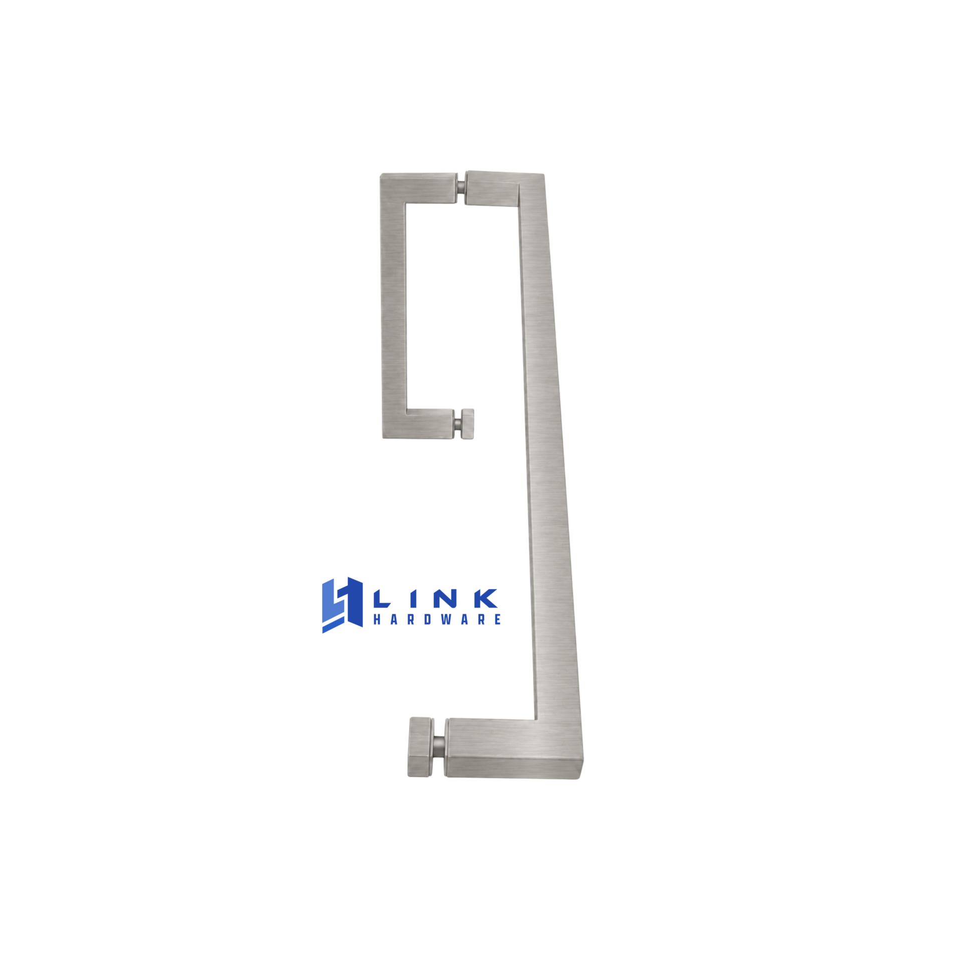 Link Hardware Square Combination 8" Pull Handle 18" Towel Bar - Image 6