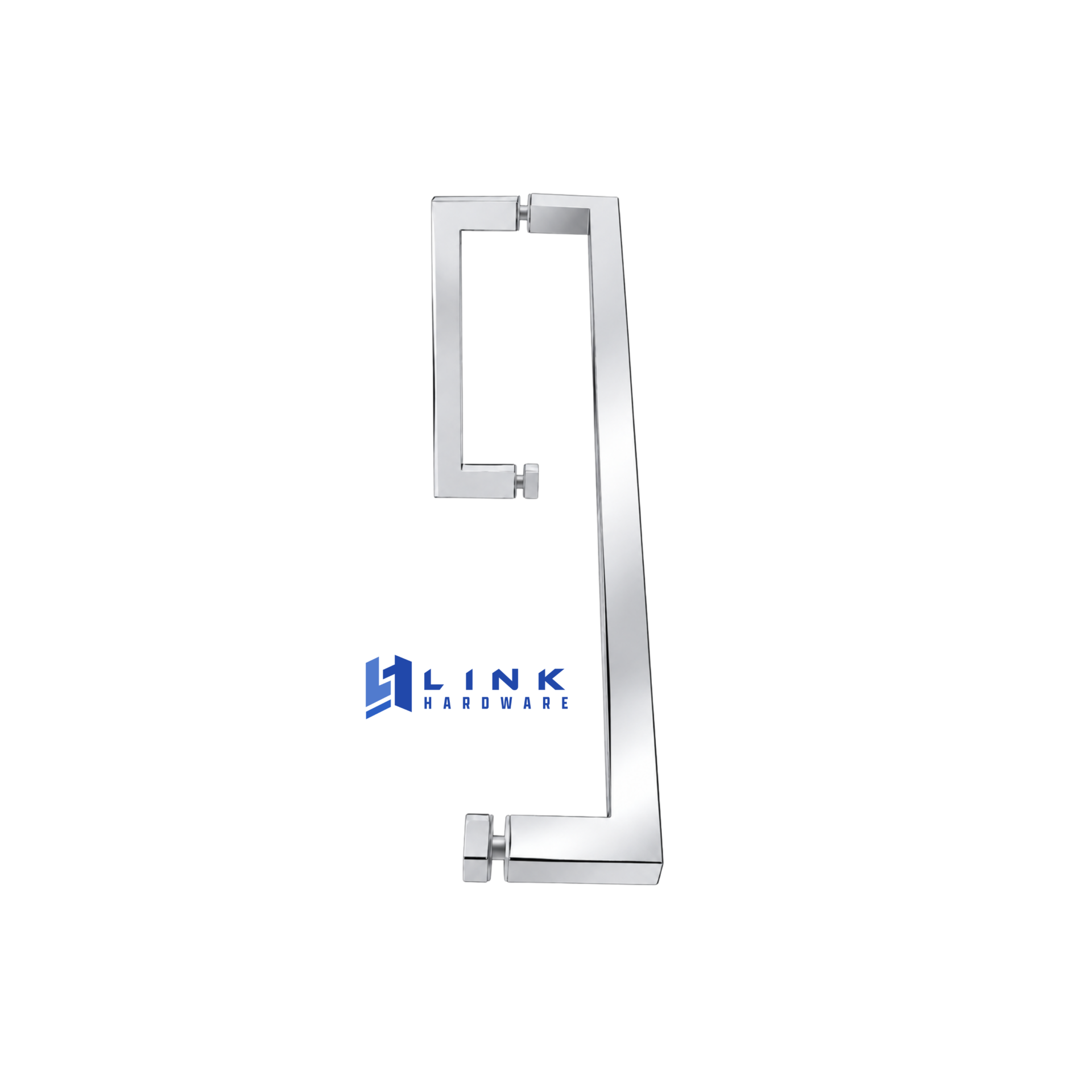 Link Hardware Square Combination 8" Pull Handle 18" Towel Bar - Image 7