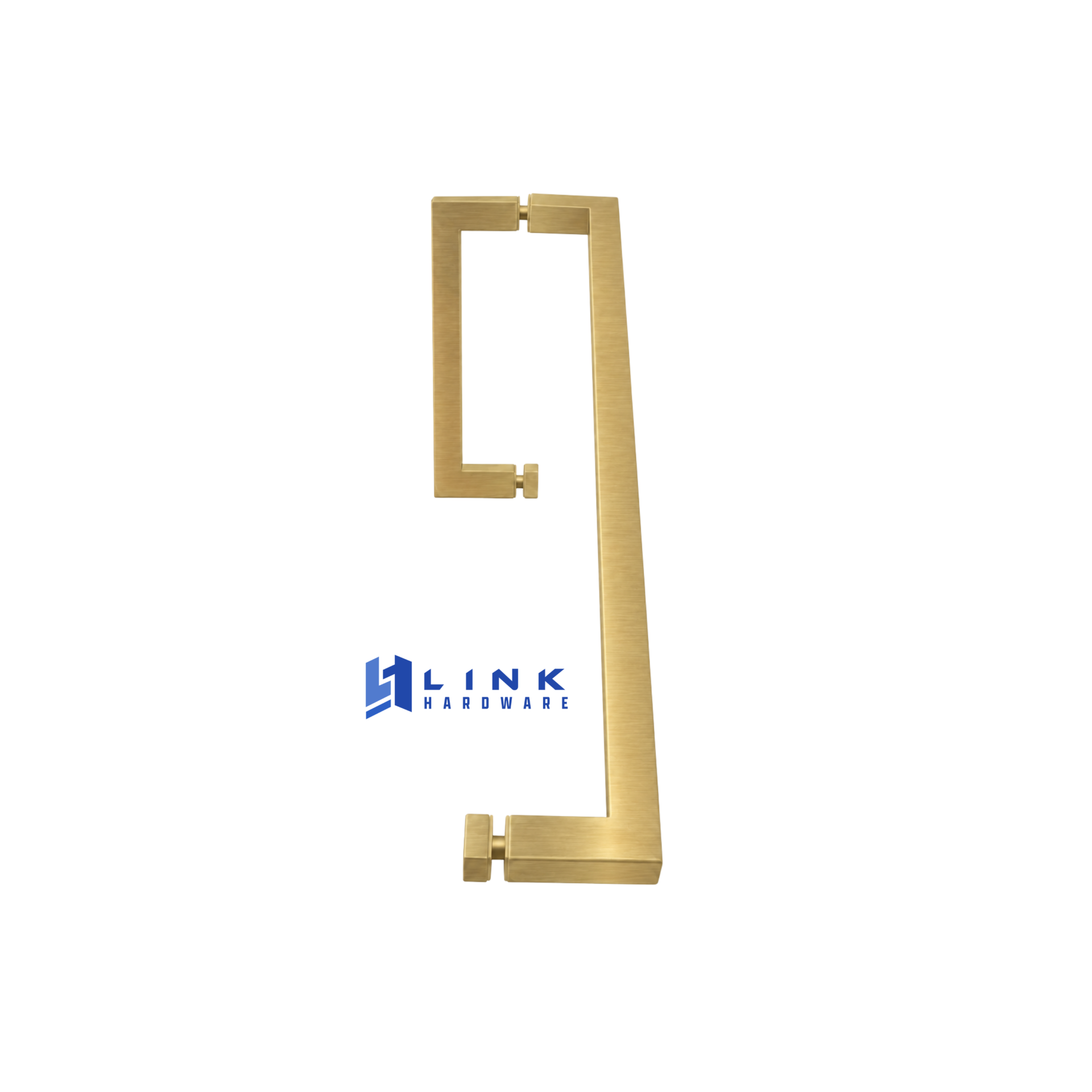 Link Hardware Square Combination 8" Pull Handle 18" Towel Bar - Image 9