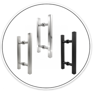 SL6X6 10" Ladder Style Square Back-to-Back Pull Handle