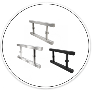 SL8X8 8" Ladder Style Square Back-to-Back Pull Handle
