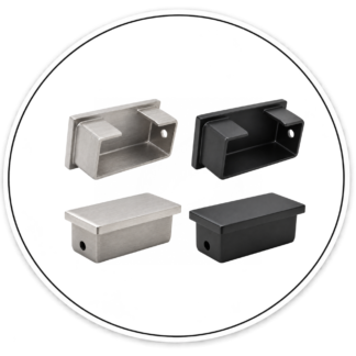 Link Hardware 2"x1" Handrail End Cap