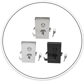 Link Hardware Office 6" x 10" Left Hand Center Lock with Deadlatch