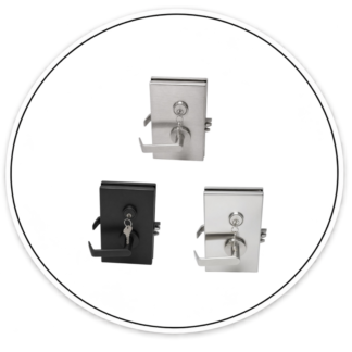 Link Hardware Storeroom 6" x 10" Left Hand Center Lock with Deadlatch