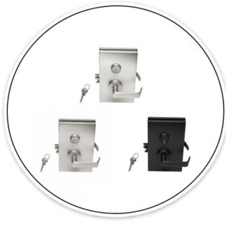 Link Hardware Office 6" x 10" Right Hand Center Lock with Deadlatch