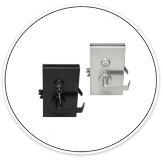 Link Hardware Storeroom 6" x 10" Right Hand Center Lock with Deadlatch
