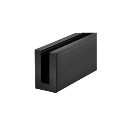 Link Hardware Matte Black L56S Series Standard Square Base Shoe
