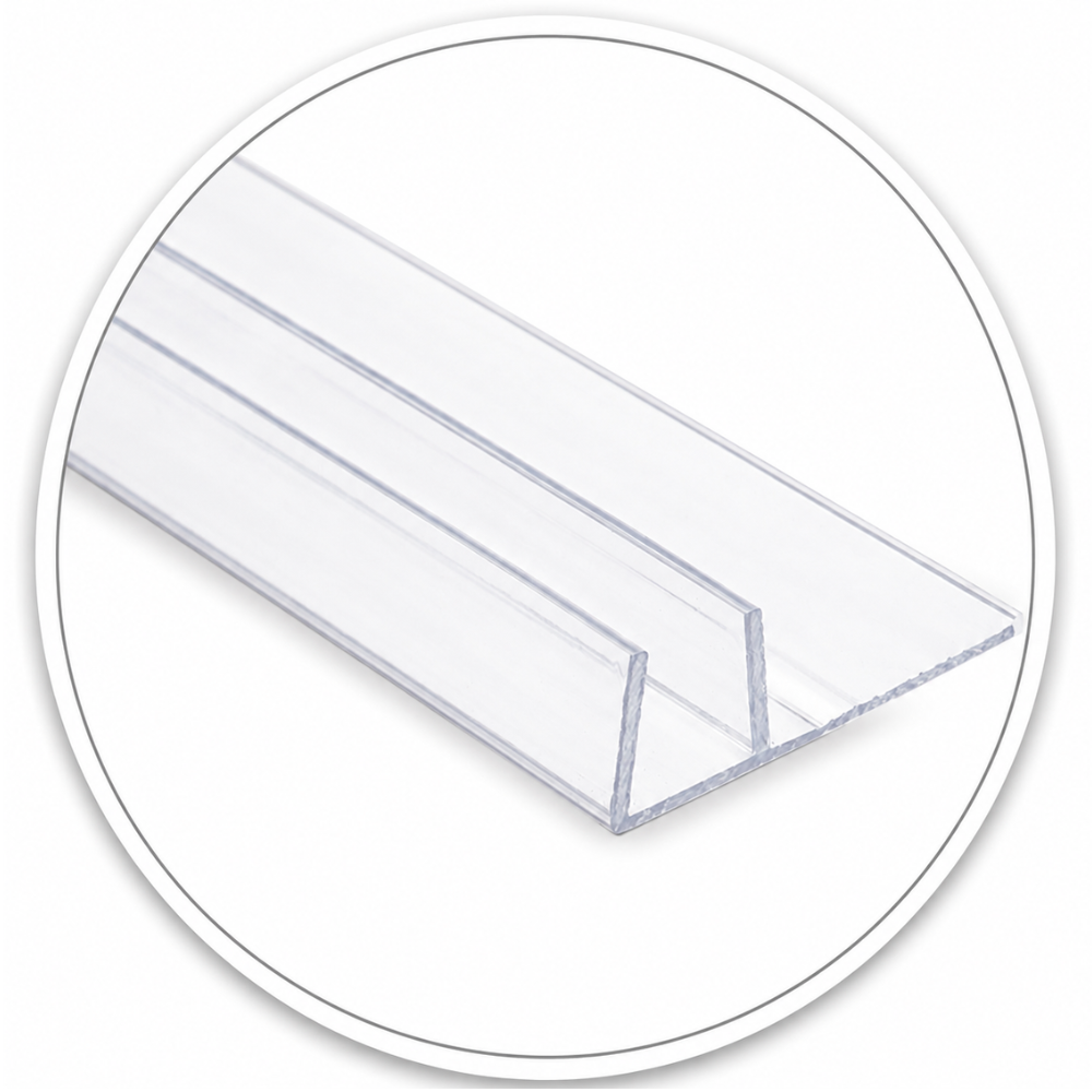 Link Hardware Serenity Side Seal For 3/8" Glass