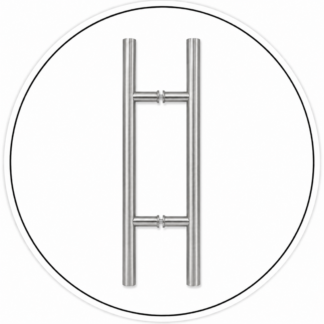 Link Hardware 24" Extra Length Ladder Style Back-to-Back Pull