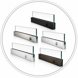 DR12L 4" Door Rail at 41" Long with Lock