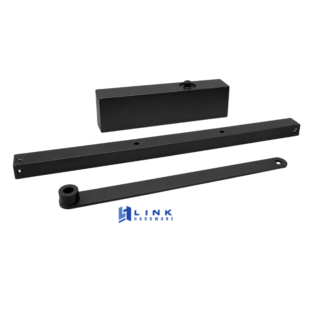 Link Hardware Frame-Less Glass Surface Mount Door Closer - Image 5