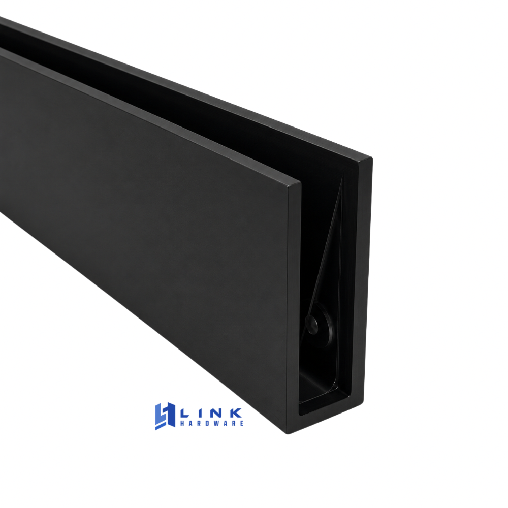 Link Hardware Adjustable Glass-Mount Door Closer Cover Plate - Image 5