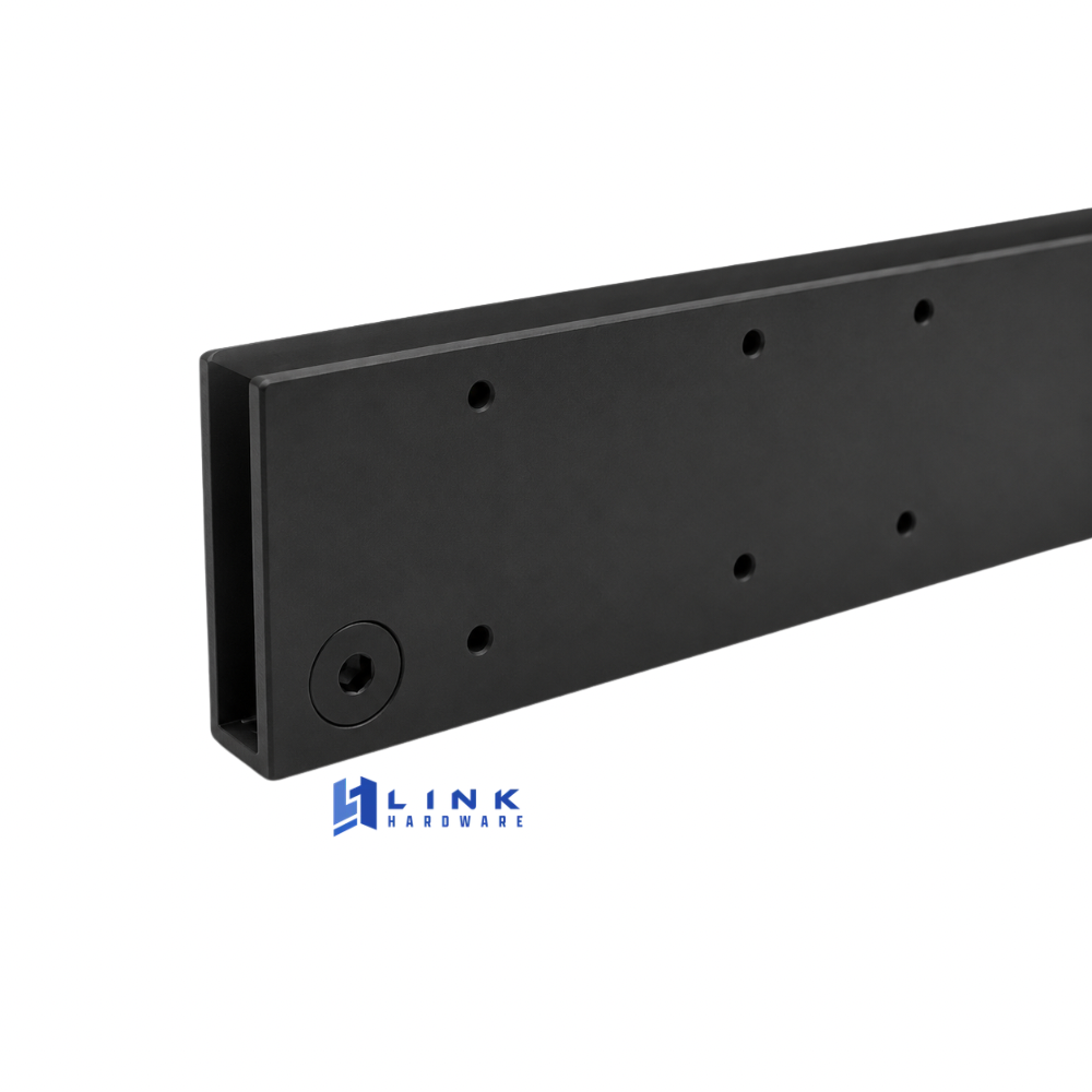 Link Hardware Adjustable Glass-Mount Door Closer Cover Plate - Image 7