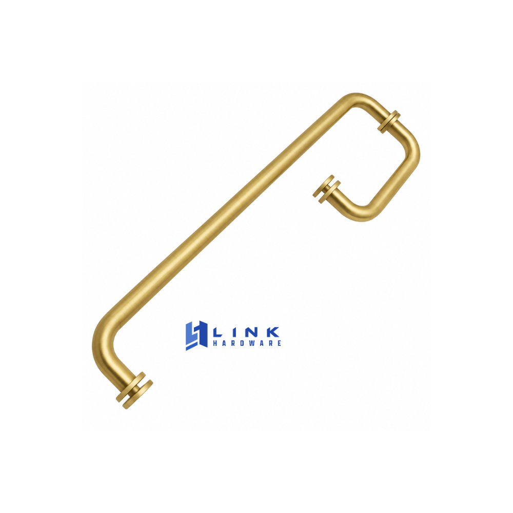 R6X24 Round Combination 6" Pull Handle 24" Towel Bar - Image 4