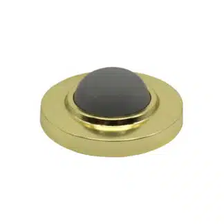 BBWSUS3 Convex Wall-Mount Doorstop - Brass