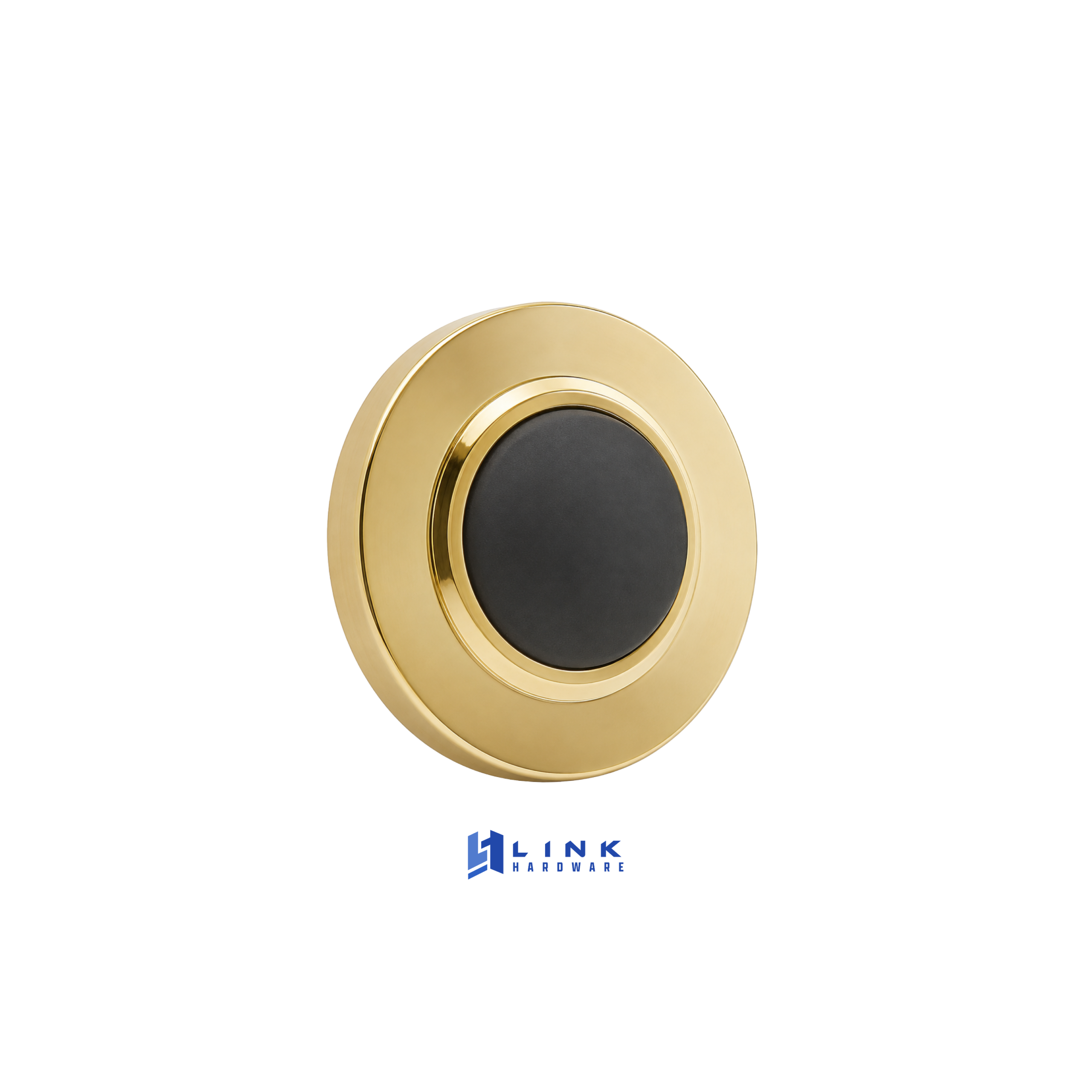 BBWSUS3 Convex Wall-Mount Doorstop - Brass - Image 3